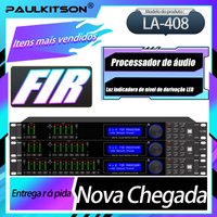Paulkitson LA-408 Cyfrowy profesjonalny procesor audio Cztery wejścia na osiem wyjść 64-bitowy DSP z systemem występów scenicznych głośników jodrowych