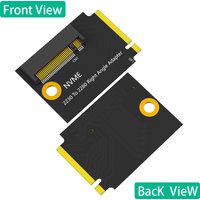 NVME M-Key 2230mm to 2280mm Angled Extension SSD Upgrade Adapter for ROG Ally Gaming M.2 PCIE4.0 Right Angle Adapter Card short