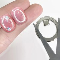 High-Magnetic & Powerful Metallic-Textured Compact & Portable Cat-Eye Magnet For Cat-Eye Nail Halo Style Creation Nail Tool