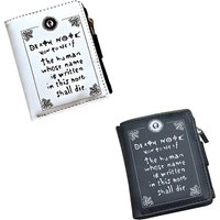 Anime Death Note PU Leather Short Folding Wallet with Coin Pocket Fans Trendy Collection Cosplay Prop