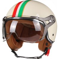 Nowy kask motocyklowy Open Face 3/4 Retro Kaski motocyklowe Vintage Chopper Capacete De Moto Bike Scooter With For Men Women DOT
