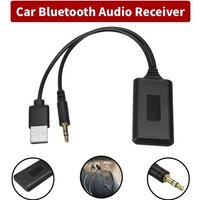 Car Module Bluetooth Audio Adapter Wireless Music Receiver 3.5mm Aux Connection USB Support for BMW E90 E91 E92 C1F1