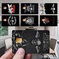 Band A-Avenged S-SeveNfold Decorative Credit Card Skin Protection Card Stickers Creative Credit Debit Card Stickers