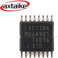 10PCS 74LVC138APW 74LVC138 LVC138A 74LVC138APW,118 SN74LVC138APWR LC138A TSSOP-16 Encoders Decoders Multiplexers SMD IC