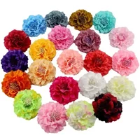 Holiday Hair Clip Peony Flower Design Beach Boho Straw Hat Accessory DIY Headband for Women