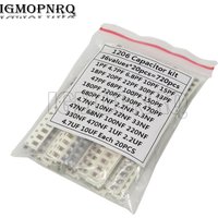 320PCS 720PCS 2500PCS 0603 0805 1206 SMD Capacitor Kit Assorted Kit 16/36/50Values 1PF ~ 1UF 22PF 47PF 22NF 100NF 2.2UF 4.7UF