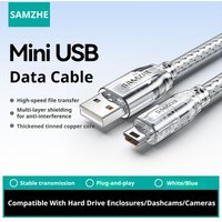 SAMZHE Mini USB Data Cable T-Port Connection Charger Suitable for Canon CCD Camera, dash cam, portable hard drive, MP3 radio