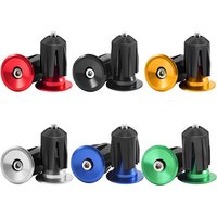 AliExpress 2Pcs Aluminum Alloy Handle Bar End Cap BMX Bike Grip Multi-color Cover Bicycle Accessor MTB Road Bike Handlebar End Plugs