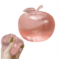 Green Apple Squishy Toys Anti Stress Sensory Fidgets Toy Soft Simulated Transparent Blue Maltose Slow-rebound Decompression Toy