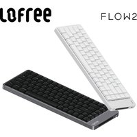 LOFREE Flow2 Mechanical Keyboard Business Office Wireless Bluetooth Wired Quiet&Gentle Sound Compatible Mute Aluminum Lump