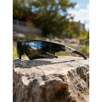 AliExpress NONE Classic Sports Sunglasses with One-Piece Wraparound UV400 Lens - Unisex Comfort Fit for Cycling, Running, Hiking & Outdoor