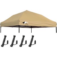 10x10 pop-up canopy tent top replacement with roof cover with ventilation waterproof outdoor garden terrace pavilion sunshade