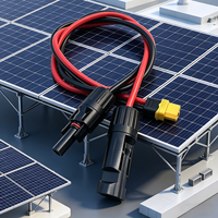 Solar Charge Cable XT60 Female Adapter to Solar Panel Connector 12AWG Extension Wire For Portable Power Station Solar Generator