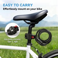Bicycle Heavy Duty Chain Lock 8mm Thick Anti-Theft Steel With 2Keys Safety Lock Motorcycle Bike Lock Bicycle Accessories