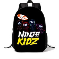 NINJA KIDZ Backpacks Boys and Girls Student Birthday Gift Child School Bags Large Capacity Camping Durable Rucksack