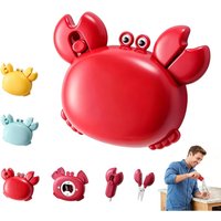3 in 1 Crab-Shaped Strong Magnetic Bottle Opener Refrigerator Sticker Multifunctional Beer Opener for Home Use Handy Tool