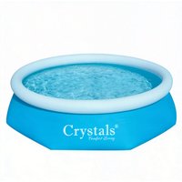 skAbove Ground Swimming Pool, Round Inflatable Swimming and Paddling Pool Fast Prompt Set Summer Funa