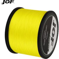 JOF 1000M X4 Super Strong PE Braided Fishing Lines Multifilament Lines for Carp Fishing Wire Rope Cord Pesca