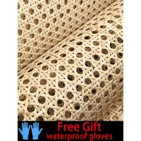 30-55CM Wide Natural Rattan Cane Webbing Sheets Real Indonesia Rattan Roll Wall Decor Furniture DIY Repair Furniture Material