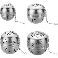 Stainless Steel Ball Tea Leaking Ball Tea Leaking Mesh Filter Tea Strainer Tea Maker With Rope Chain Kitchen Tools