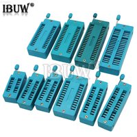 1 Stück 2,54mm IC Lock Sitz buchse Test Universal Zif Buchsen 14pin 16pin 18pin 20pin 24pin 28pin 14p 16p 18p 20p 24 28p ic Buchse