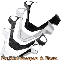 Car Steering Wheel Switch Panel Sequin Trim Sticker for Ford Ecosport 2013-2017 New Fiesta MK7 2009 - 2017 Interior Accessories
