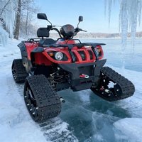500CC 4 Stroke Full Track Snowmobile, 2 Seater Electric Start, For Deep Snow Mountain Rescue Entertainment