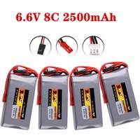2S 6.6V 8C 2500mah Lipo Battery For Futaba Radios 14SG 16SZ 18SZ 4PLS T6K RC Radio Remote Control Transmitter Part 6.6V Battery