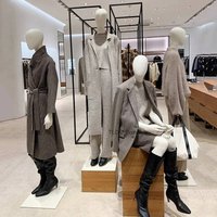 Full-Body Torso Mannequin, Korean Display Body Style with Detachable Female Arms for Women's Apparel Shop Window Display JT40M