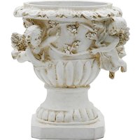 Charming Garden Figurine Yard Art Garden Ornament Angel Flower Pot Charming Aesthetic Exquisite Design Landscape Enhancement