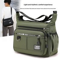 Men's business single-shoulder bag Large Capacity Men's Casual Multi-layer Pocket Fashion Single Shoulder Messenger Bag