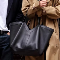 2026 Spring Luxury Brand Genuine Leather Bags Women Totes Fashion Y Cabas Handbags Women Casual Cowhide Shoulder Bags Lady