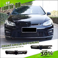 Equator For VW Golf 7 Rline GTI R 2013-2016 MK7 MK7.5 Golf Body kit Airntake Grille Carbon Fiber Car Front Bumper With Logo ABT