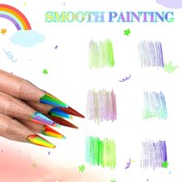 12Pcs Rainbow Colored Pencils, 7 Colors in 1 Wooden Pencils, Kids Drawing & Sketching Stationery for Coloring Art Creation