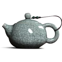 Tea Set Crackle Glaze Ge Kiln Longquan Celadon Ceramic Chinese Teapot Creative Porcelain Yixing Clay Antique Tea Pot Kettle