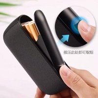 Stylish Leather Cigarette case Waterproof pu 10Pcs Portable Automatic Eject Design Waterproof Anti-Pressure Smoking Box for Men