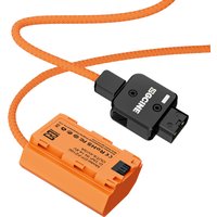 ZGCINE DT-FZ100 D-Tap to NP-FZ100 Dummy Battery with Braided Wire DC Coupler Accessory for SonyA7R V/A7 IV/A7S III/A7R IV Camera