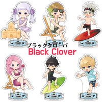 Black Clover 10CM Asta Yuno Grinberryall Noelle Silva Acrylic Stand keychain Desk atmosphere decoration for Fans gift Anime