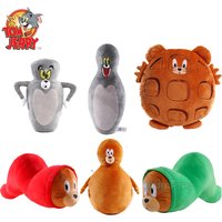 Transforming Creativity Tom and Jerry Plush Toy Cartoon Movie Cat Mouse Plushies Stuffed Animals Action Figure Doll Toys Gift