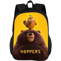 Hoppers Cartoon Movie Printed Backpack for Boys Girls Cartoon Schoolbag Kids Bookbag Rucksack Bags Mochila