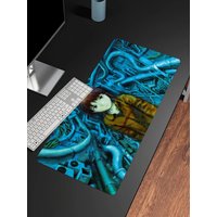 Lain Serial Experiments Mouse Pad 90x40CM Non-slip Gaming Mousepad Gamer E-Sports Mouse Mat Mechanical Keyboard XXL Desk Mat