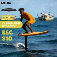 High-Performance Black Carbon Hydrofoil GY-BSC810 Front Wing 1022 Sqcm Surfing Kite Water Sports Customizable Logo