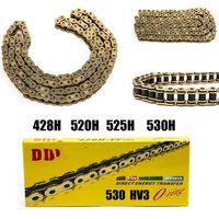 Motorcycle Chain 520 525 530 428 Chains 120 136 Links Universal for KTM Honda Yamaha Kawasaki Dirt Bike Motocross Modified Parts