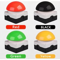 1/5/10 Pcs Large Mushroom Head Button Switch IP67 Watproof FAK - R/KC11/I 1NO+1NC Emergency Stop Self Reset Handle Foot Push