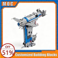 NEW 780 Parts Resistance Bomber Space War Model Custom Building Blocks DIY Assembly Educational Toy Popular Gifts For Kids Boys