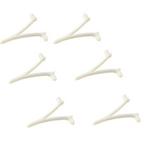6pcs Pool Pole V Clip Resin Fixing Parts Replacement for Pool Brush Skimmer Rake Vacuum Head Spa