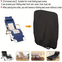 Waterproof Dustproof All-Weather Folding Chair Cover, Outdoor Patio Furniture Cover