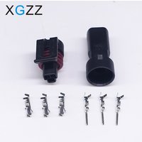 XG7034Y-1.5-21/11 Delphi 3 Pin Water Temperature Sensor Connector Restrictor Air Damper 12110192 / 12065287 For Buick Excelle