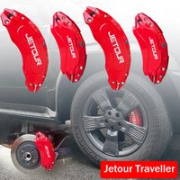 Auto Brake Caliper Cover Protector Universal Brake Caliper Cover Decoration For Jetour Traveller 2023 -2026