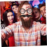 1Pc Round Shape Glasses Funny Halloween Eyewear Props Cosplay Costumes Party Decor Accessories Kids Teens Party Favors Gift